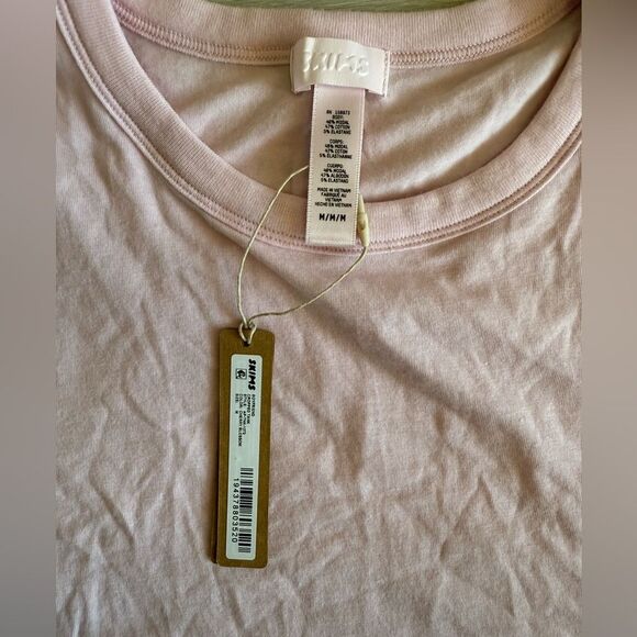 SKIMS Boyfriend Cropped Tank Pink Medium NWT - Picture 4 of 4